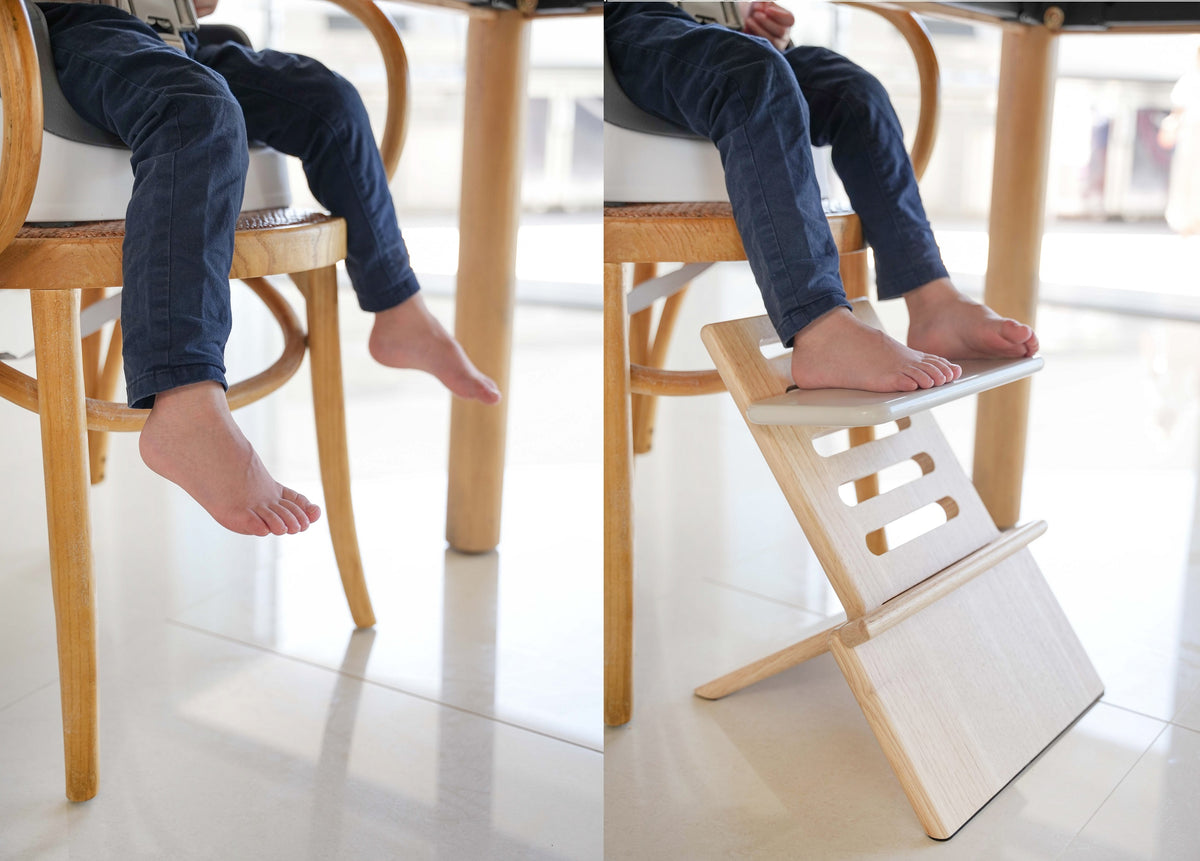 The benefits of a footrest for your baby's highchair – Mummy Cooks