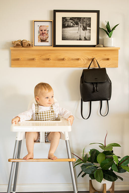 IKEA Highchair Footrest Bamboo Wood // Adjustable Baby Antilop